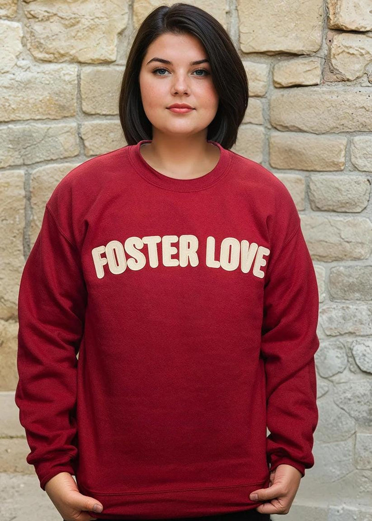 Foster Love Patchwork Crewneck