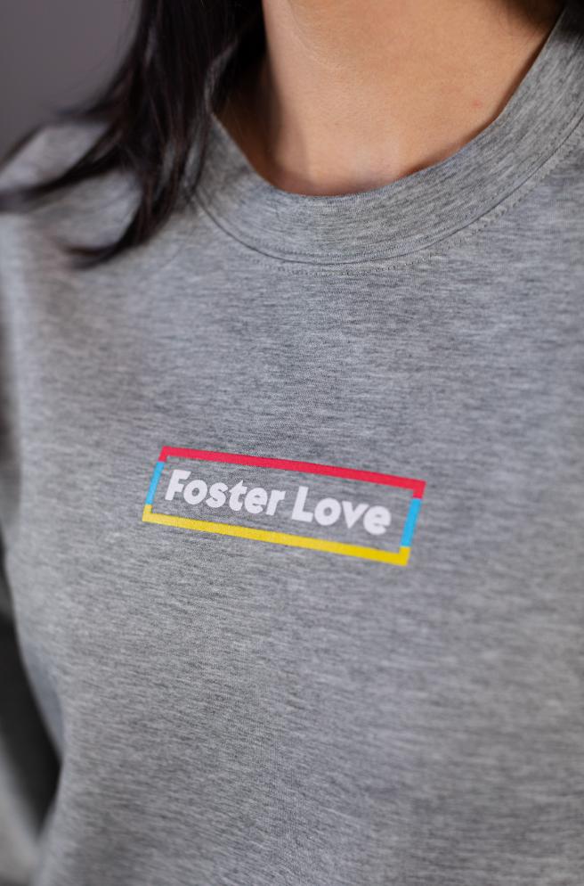 Foster Love Away Crewneck - Gray