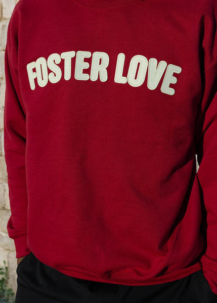 Foster Love Patchwork Crewneck