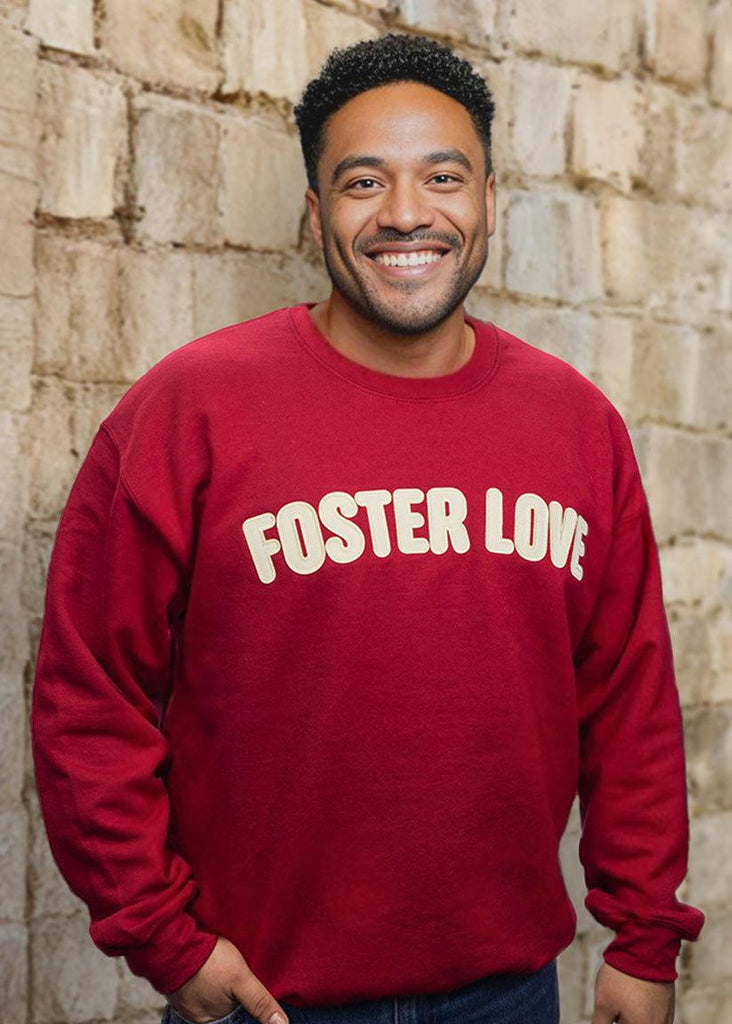 Foster Love Patchwork Crewneck