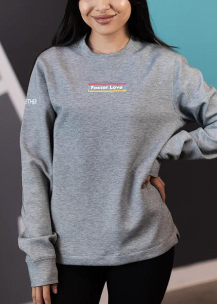 Foster Love Away Crewneck - Gray