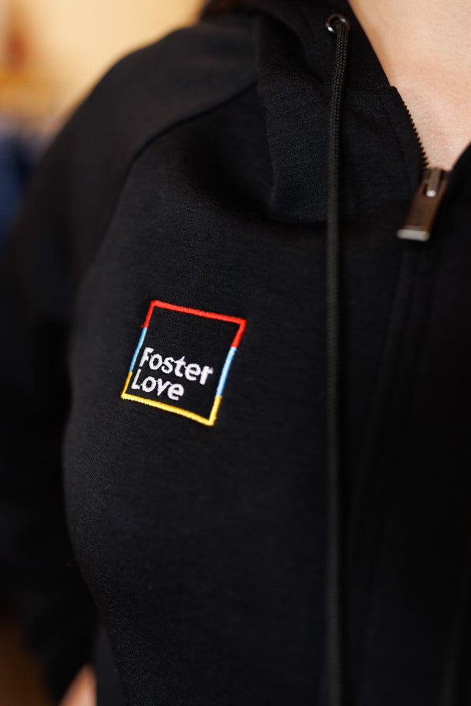 Foster Love Box Logo Zip Hoodie