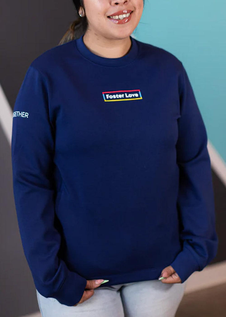 Foster Love Away Crewneck - Blue